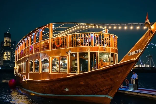 Dubai Marina Dhow Cruise (with Dinner)