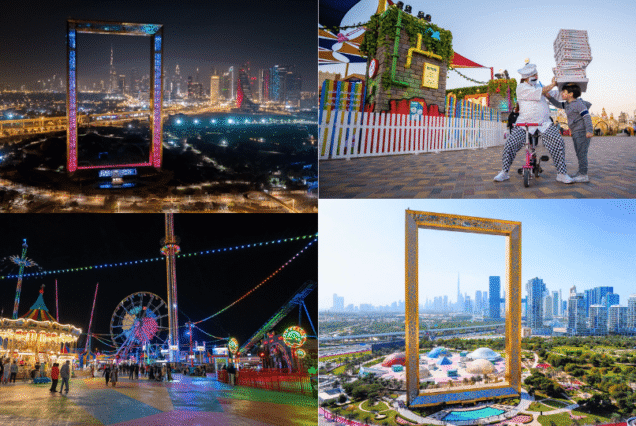 Dubai Frame + Miracle Garden + Global Village Combo
